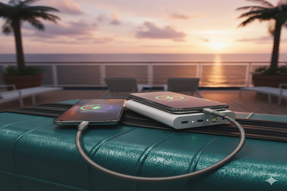 chargeur valise croisière