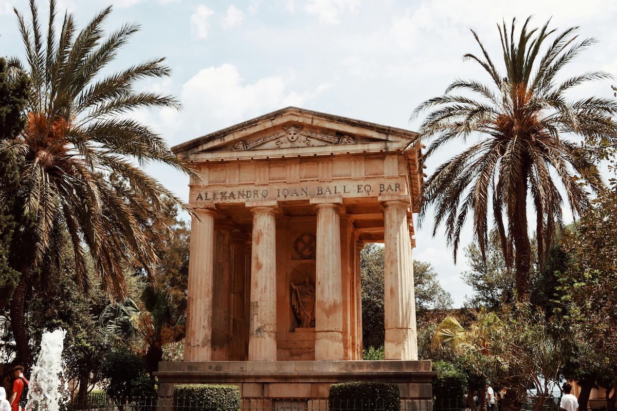 escale à malte Barrakka Gardens