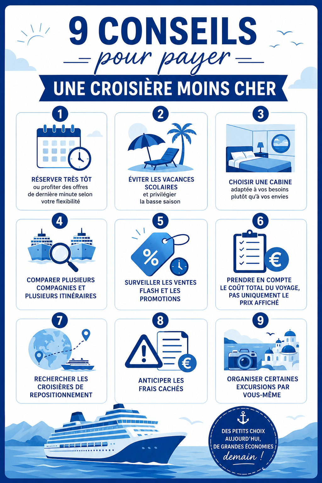 croisière pas chère 9 conseils