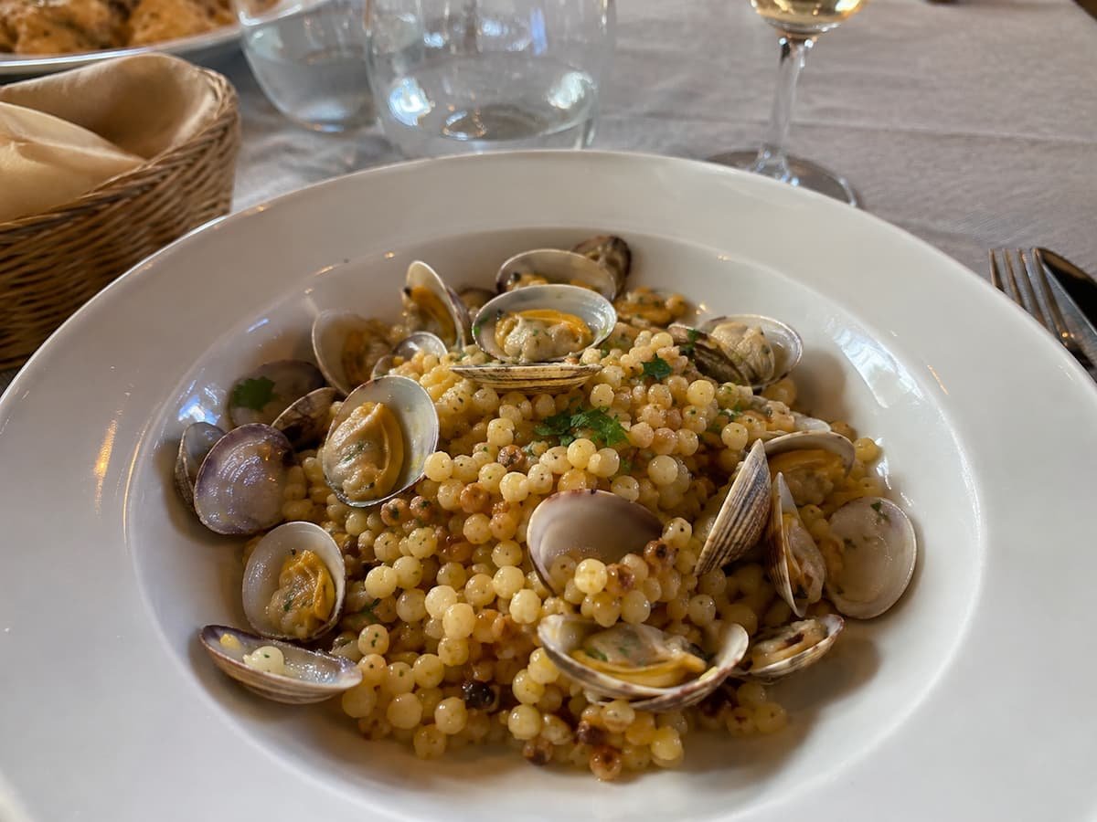 escale à Cagliari fregula