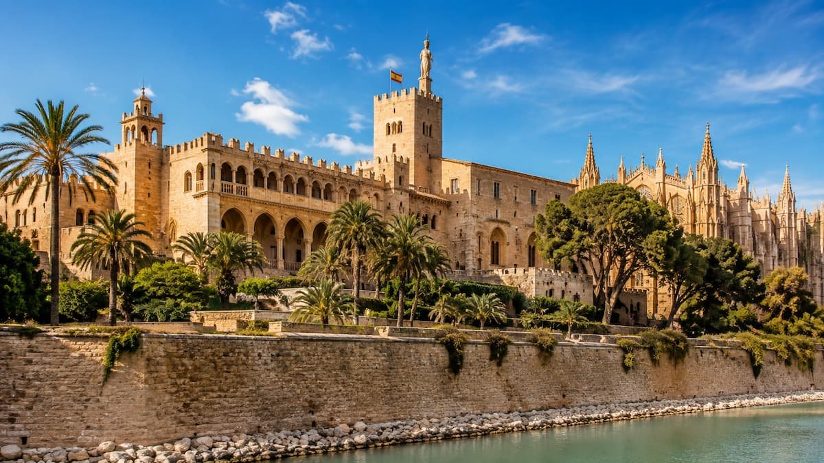 escale à palma Palais Royal de l'Almudaina