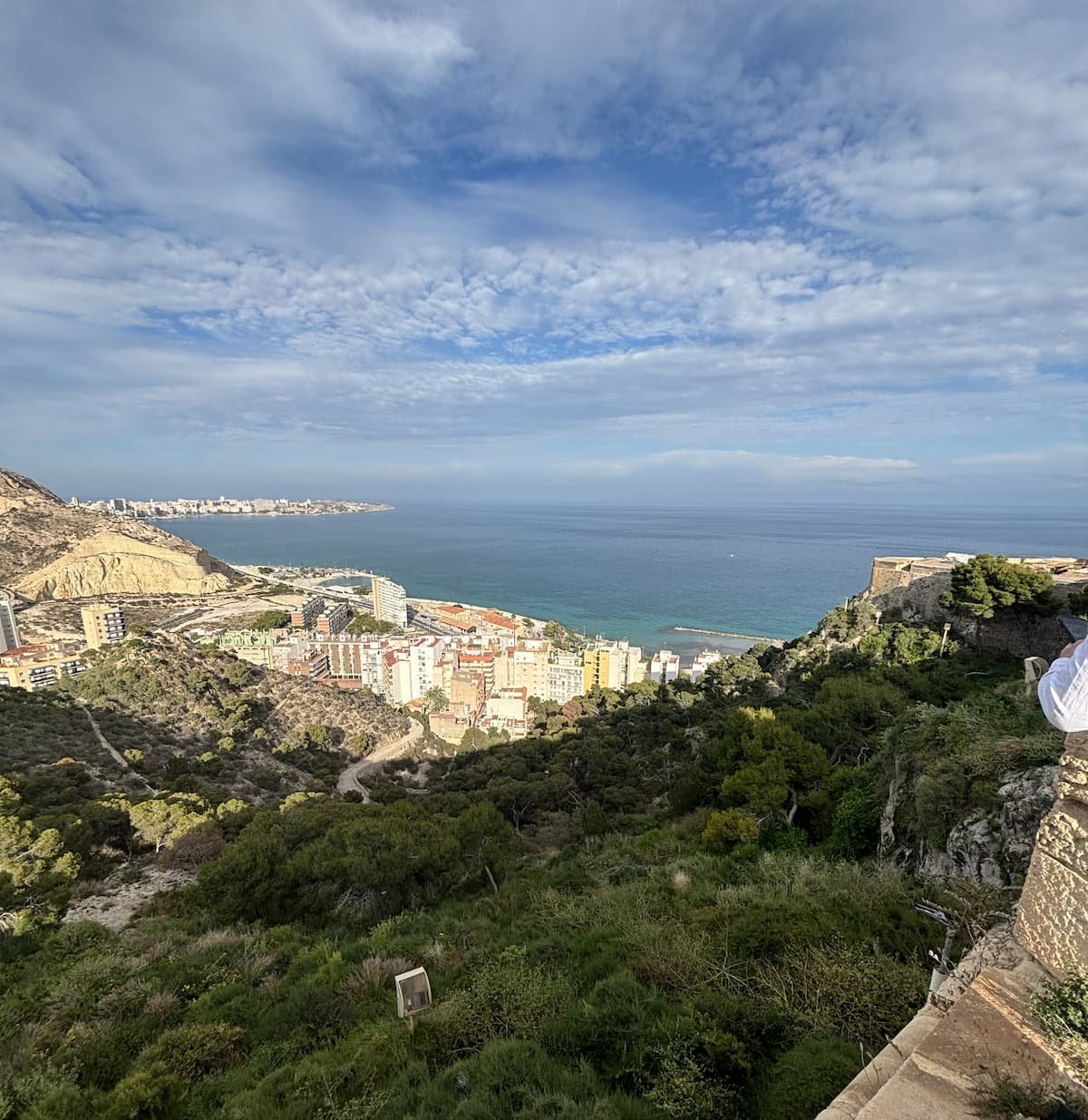 escale alicante vue mer