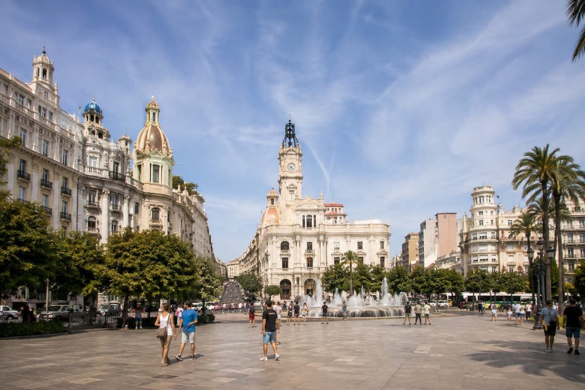 escale croisière valence Plaça Ajuntament