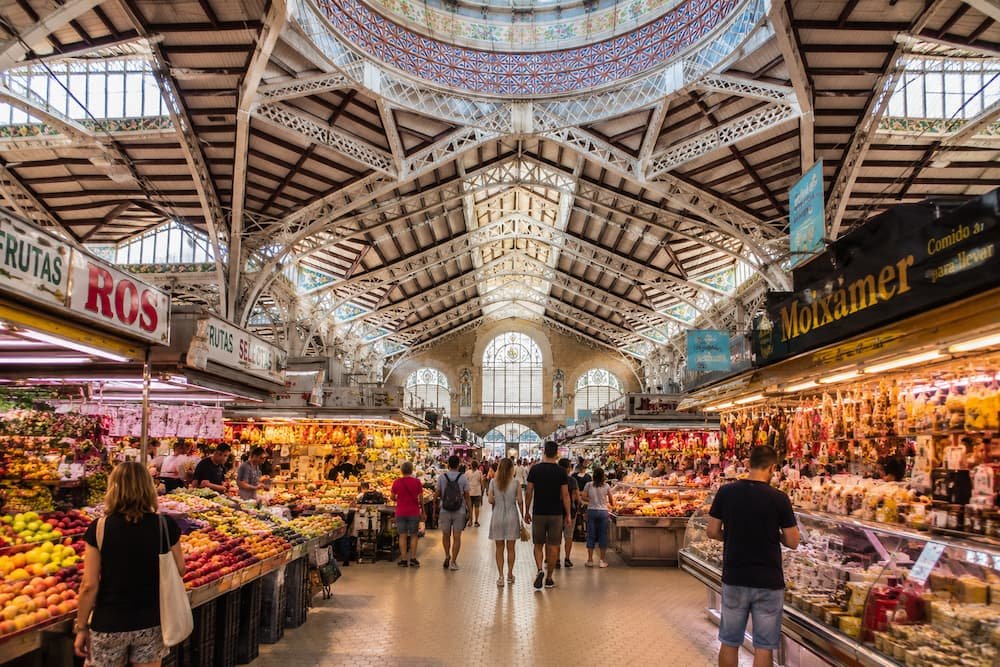 escale de croisière à valence mercado central