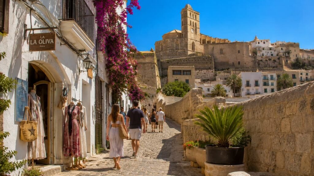 escale à ibiza visite dalt vila à pieds