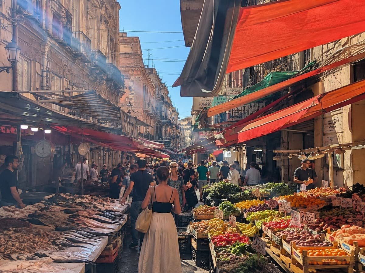 mercato di ballarò escale à palerme