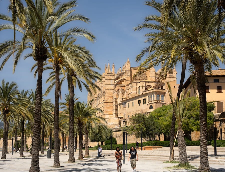 escale palma de majorque cathédrale